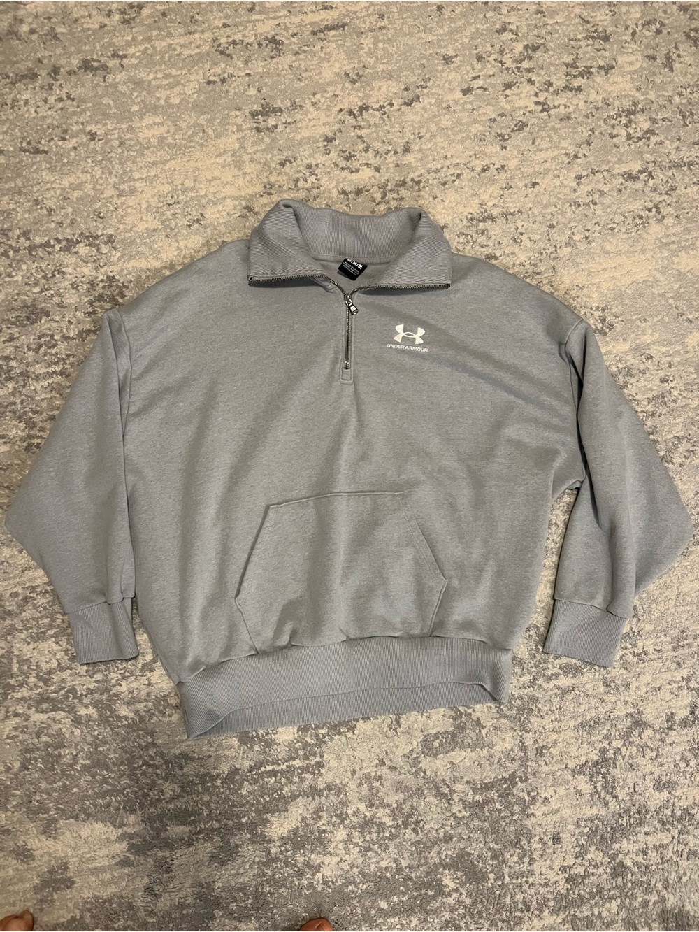 Under Armour Womens Gray Quarter-Zip Pullover